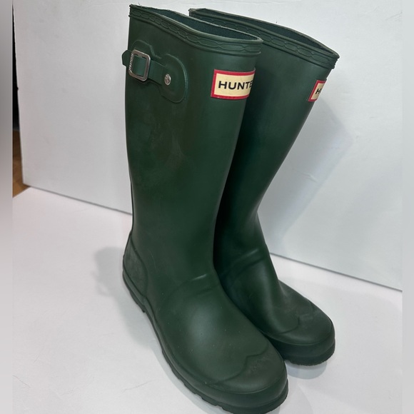 Hunter Green Rain Boots - Picture 6 of 6